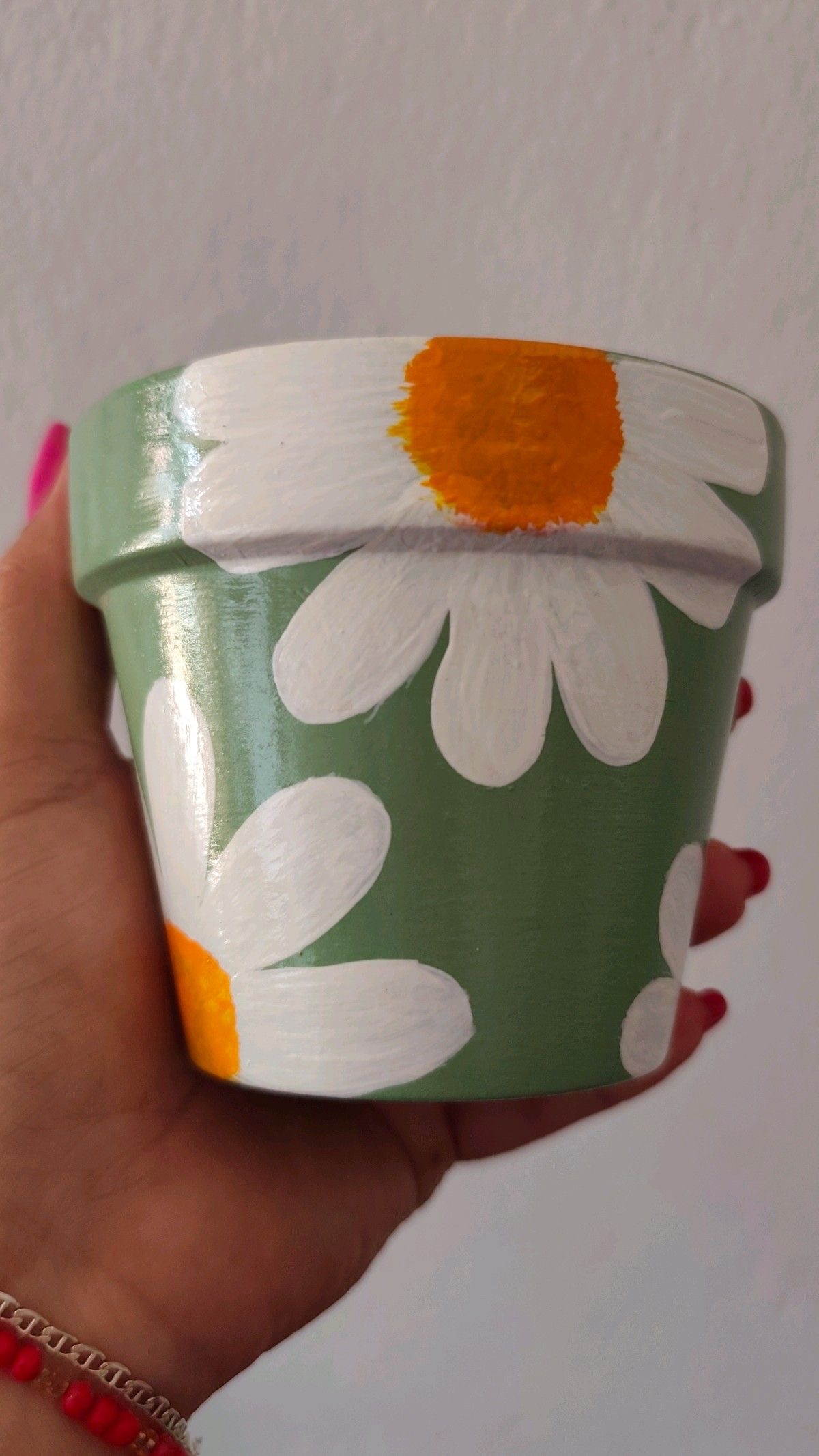 Cermin Clay Bunga di Dixie Art Space